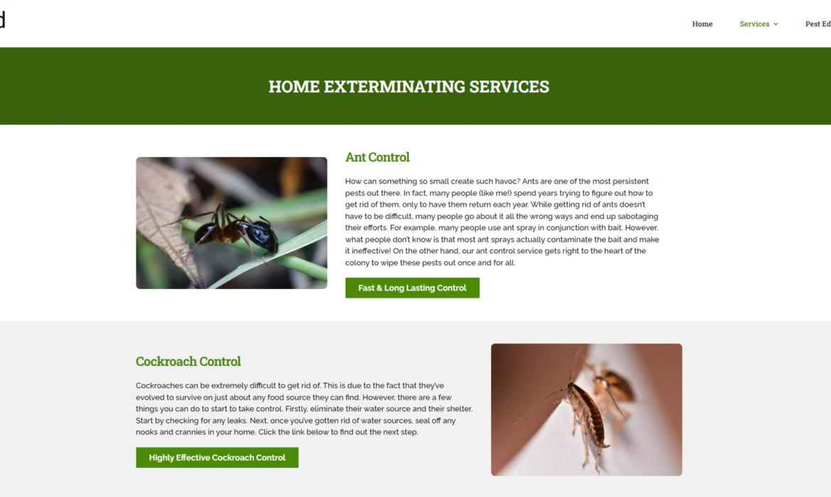 Pest Control SEO Case Study With Lake Wood Erminating